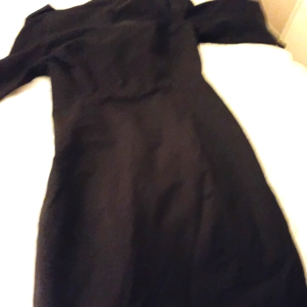 Banana Republic Black Long Sleeve Dress